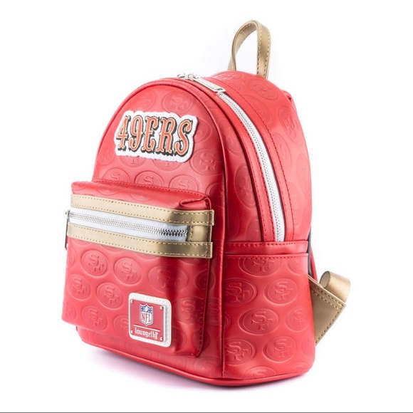 SF 49ers Loungefly Mini Backpack - Picture 3 of 3